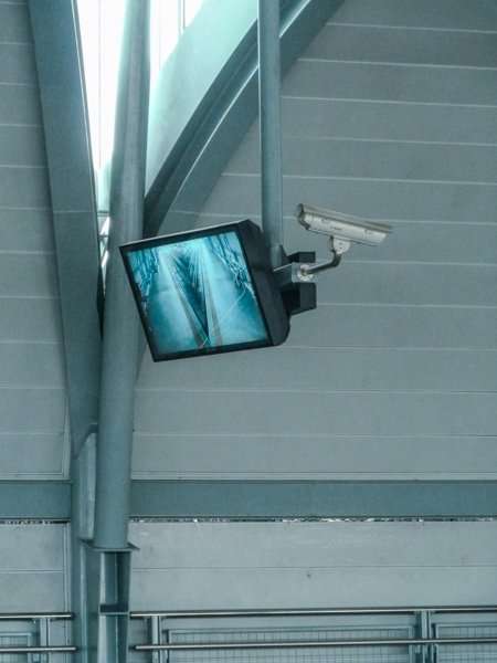 Security Cam, Bangkok Train Stop, Thailand, 2009